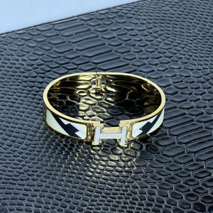 دستبند هرمس طرح سیاه و سفید