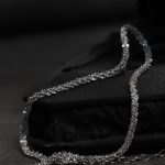 پابند نقره تراشدار مدل ماری