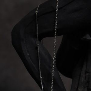 پابند نقره دولایه گوی‌دار ۹۲۵